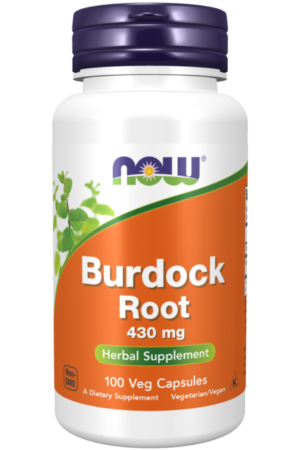 Now Burdock Root Caps 100's
